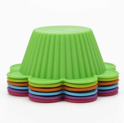 Bollería sin BPA de silicona de grado alimenticio con forma de pastel de silicona personalizada