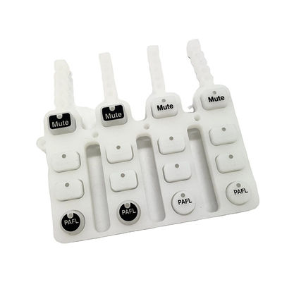 Espray de molde personalizado siente aceite teclas de silicona teclado de goma