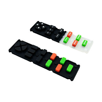 Control remoto electrónico de caucho de silicona personalizado con tacto de pulverización duradero y aceite
