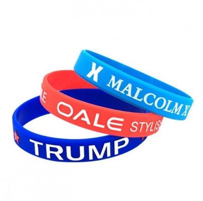 La goma de Debossed, modifica toda clase de pulseras del silicón, pulseras y otros artes del silicón para requisitos particulares