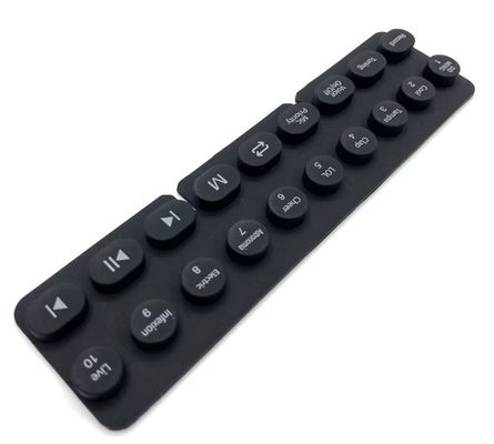 Teclado impermeable de la goma de silicona para el Presidente de la música de Bluetooth