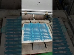 Cuchara de silicona para bebés embalaje personalizado con color y logotipo opcionales