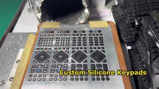 Teclados de caucho de silicona personalizados duraderos y versátiles